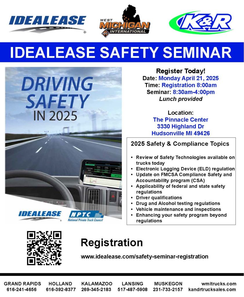 Idealease Safety Seminar 2025 Invite