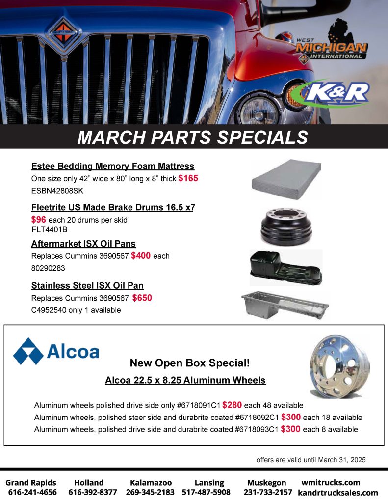 March Parts Special 2025