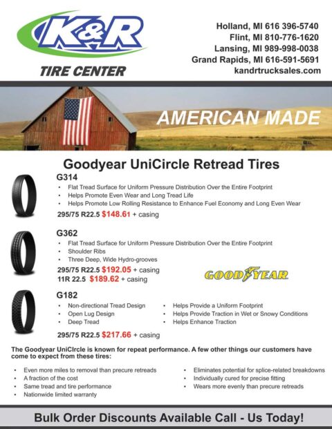 Goodyear UniCircle Retreated Tires