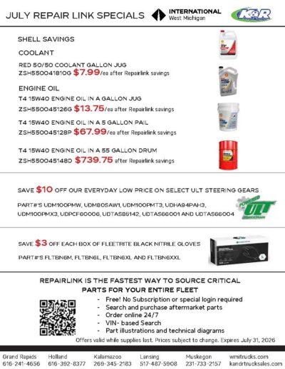 Repair Link Specials