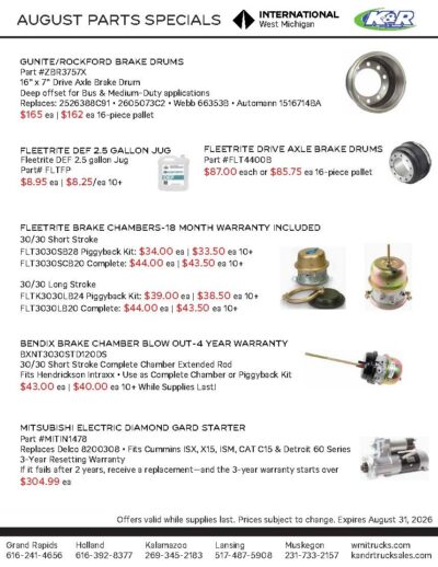 Parts Special