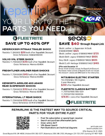 Order Parts Online and SAVE!