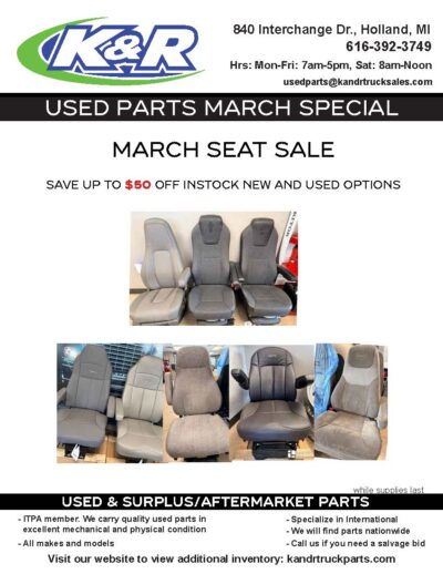 Used Parts Specials