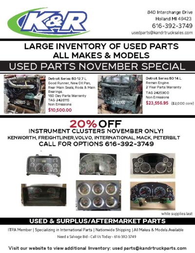 Used Parts Specials